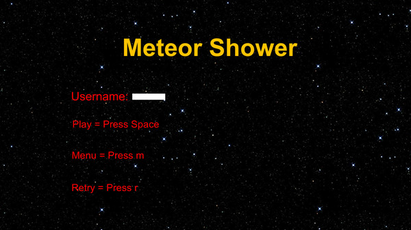 Meteor Shower for steam Meteor Shower for steam