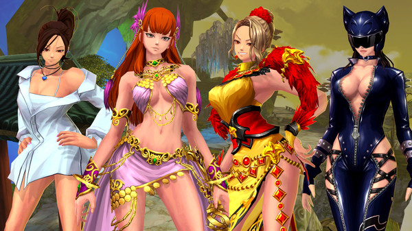 скриншот Kritika Online - Gold Raider Elite Costume Pack 3