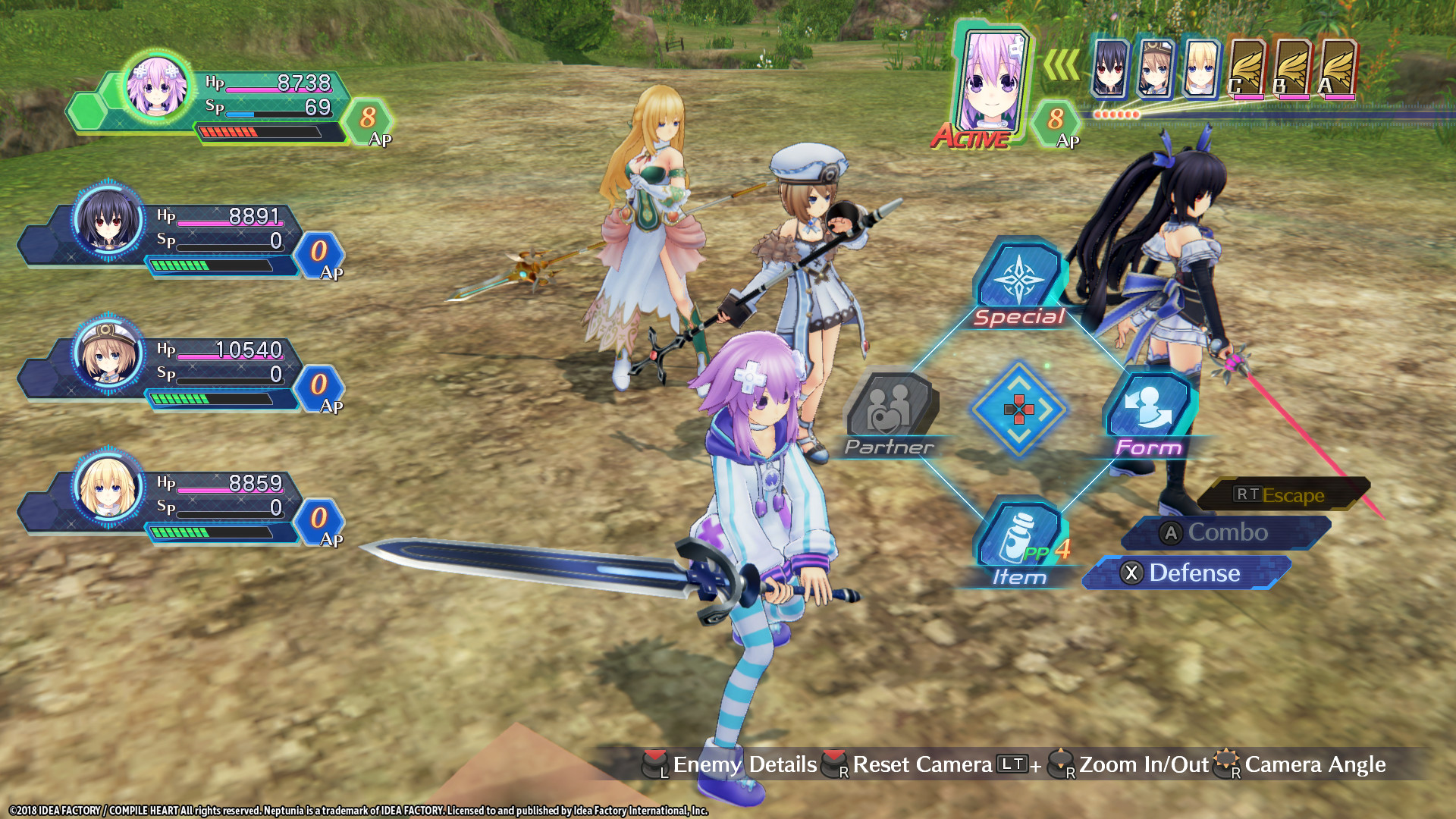 Megadimension Neptunia VIIR - 4 Goddesses Online Novice Class Weapon ...