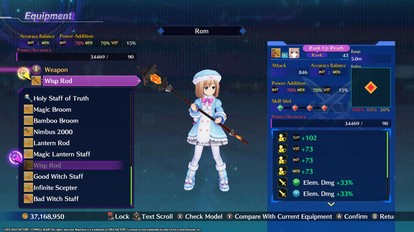 скриншот Megadimension Neptunia VIIR - 4 Goddesses Online Magician Weapon Set | 四女神オンライン 魔法使い 武器セット | 四女神Ｏｎｌｉｎｅ 魔法師 武器套組 2