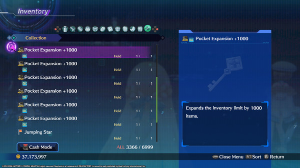 скриншот Megadimension Neptunia VIIR - Inventory Expansion 2 | インベントリ拡張 ２ | 物品欄擴充 ２ 1