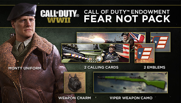 CoD WWII Call of Duty Endowment Fear Not Pack Steam Key GLOBAL