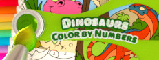 Color by Numbers - Dinosaurs