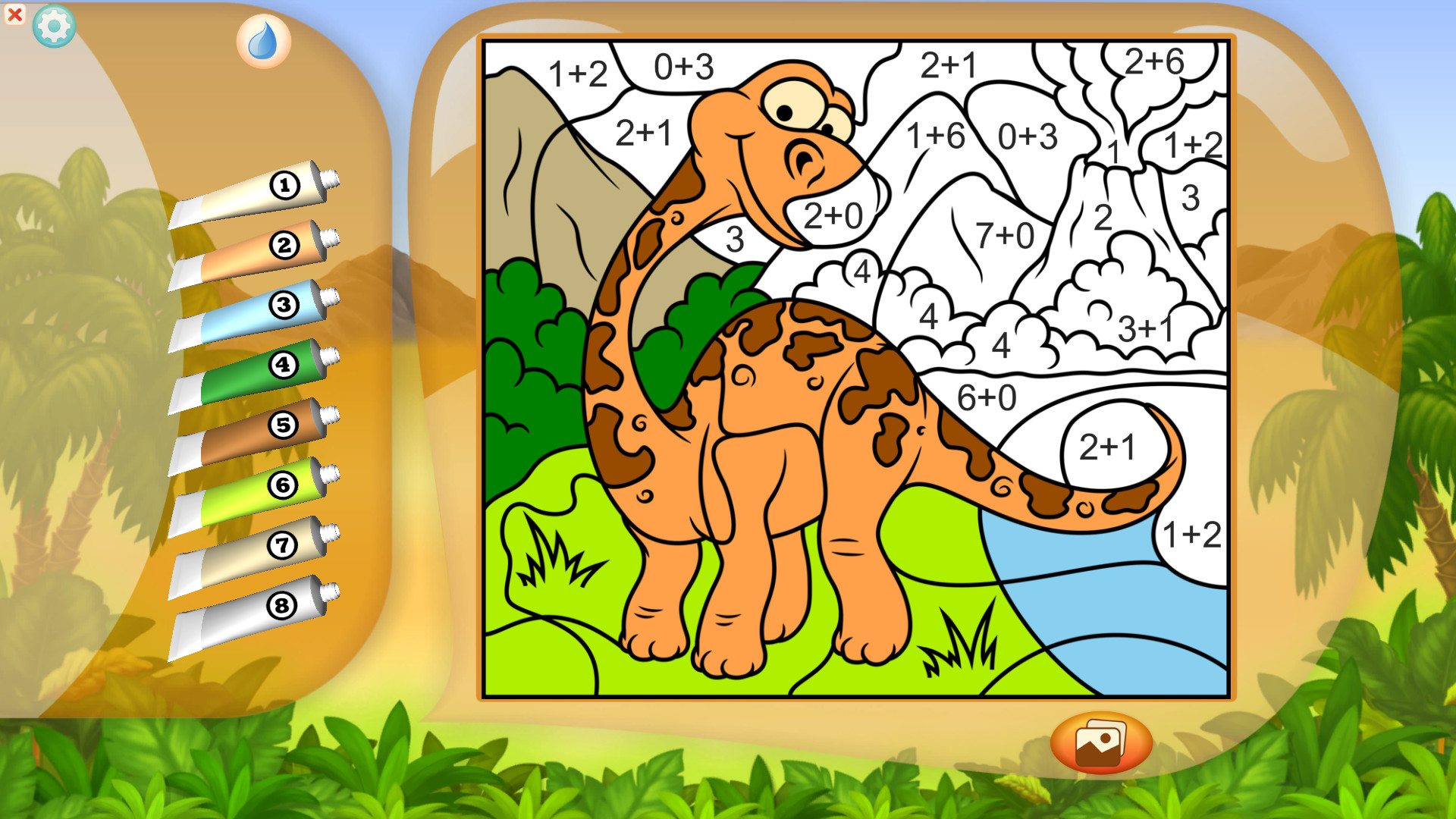 Color by Numbers - Dinosaurs Demo #0