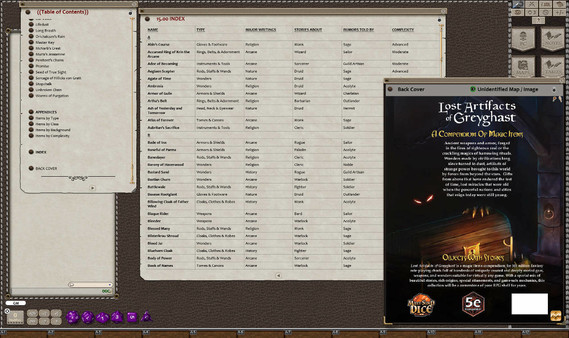 скриншот Fantasy Grounds - Lost Artifacts of Greyghast (5E) 0