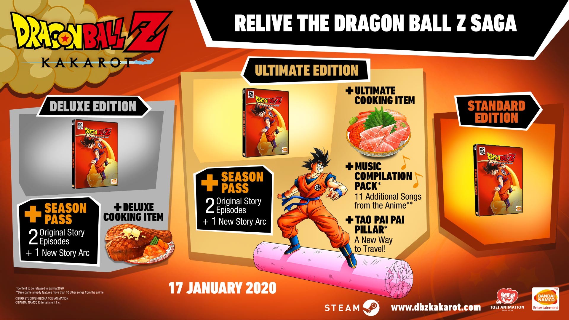 Dragon Ball Z Kakarot On Steam - dragon ball z xenoverse 2 theme song roblox id