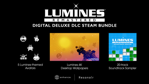 скриншот LUMINES REMASTERED Digital Deluxe DLC Bundle 0