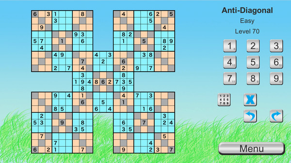 скриншот Ultimate Sudoku Collection - Gattai-3 Anti Diagonal Pack 0