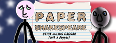 Paper Shakespeare: Stick Julius Caesar (with a dagger)