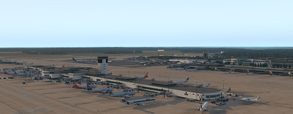 скриншот X-Plane 11 - Add-on: Skyline Simulations - KCVG - Cincinnati/Northern Kentucky International XP 1