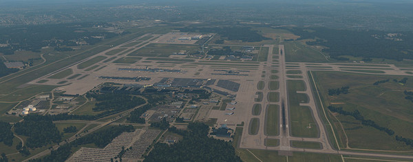 скриншот X-Plane 11 - Add-on: Skyline Simulations - KCVG - Cincinnati/Northern Kentucky International XP 2