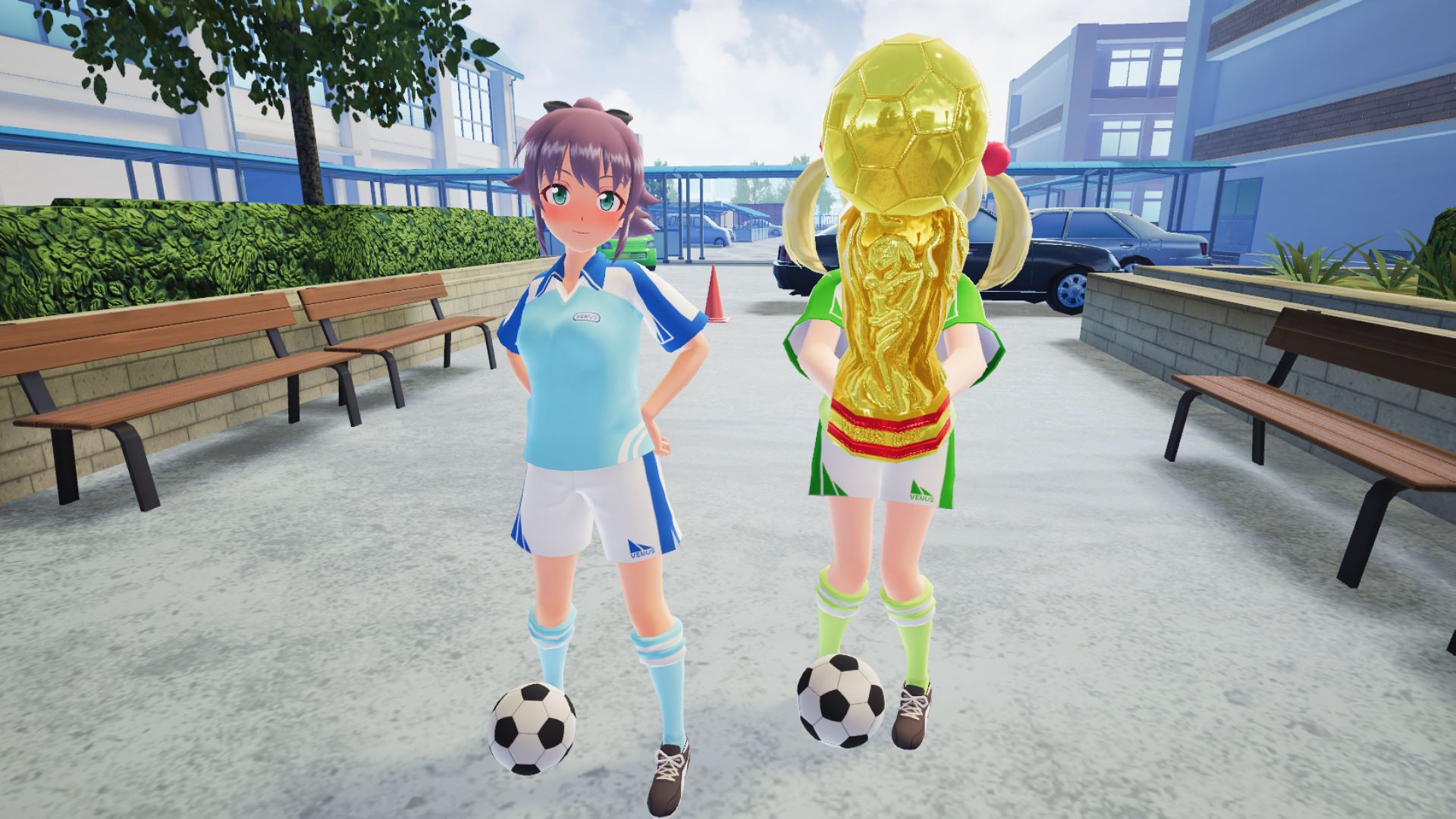 Gal*Gun 2 - Venus Soccer Uniform screenshot screenshot 1