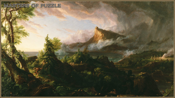 скриншот Masters of Puzzle - The Savage State by Thomas Cole 0