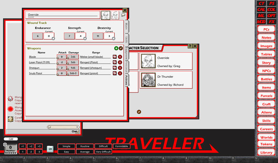 Fantasy Grounds - Traveller Mongoose 1E Ruleset (Traveller 1E Mongoose)