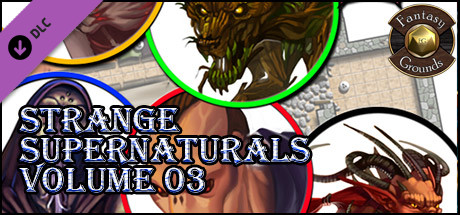 Fantasy Grounds - Strange Supernaturals, Volume 3 (Token Pack) banner image