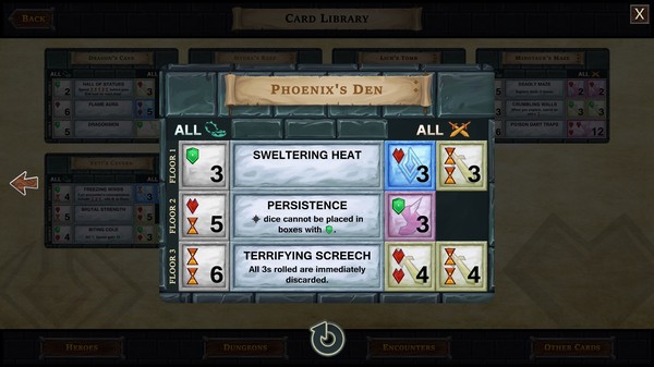 скриншот One Deck Dungeon - Phoenix's Den 1