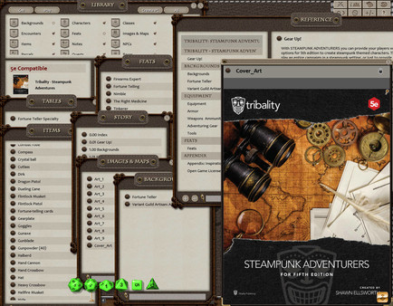 скриншот Fantasy Grounds - Steampunk Adventurers (5E) 2