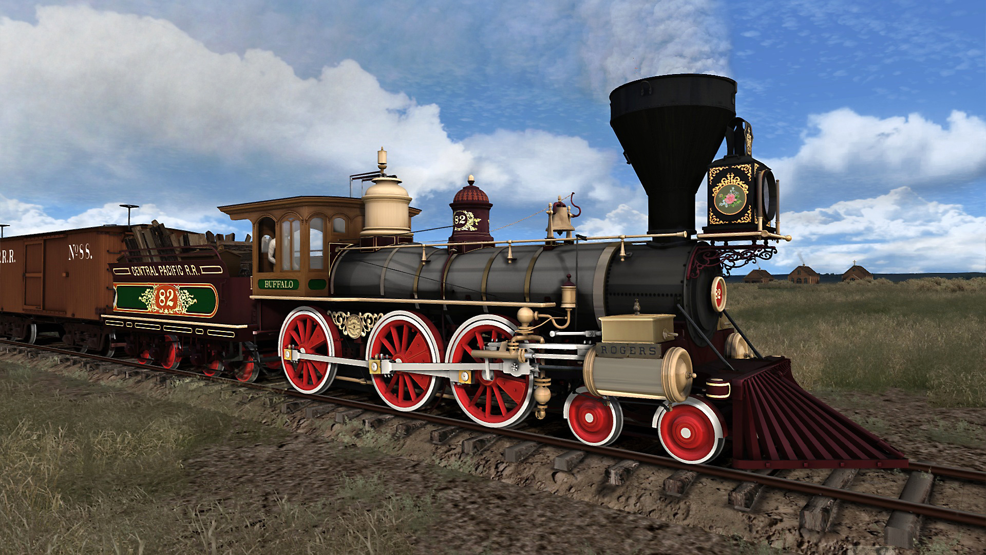 Train Simulator: CPRR 4-6-0 Buffalo Steam Loco Add-On Featured Screenshot #1