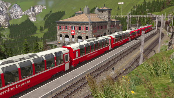 скриншот Train Simulator: Bernina Pass: St Moritz – Poschiavo Route Add-On 1