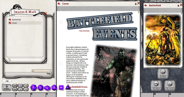 скриншот Fantasy Grounds - Battlefield Events (5E) 3