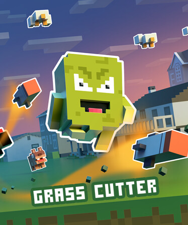 Grass Cutter - White Lawn Mowers: Smiles Pack