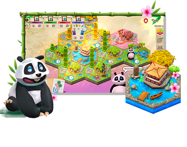 Insert for Takenoko Board Game, Emperor's Panda Organizer