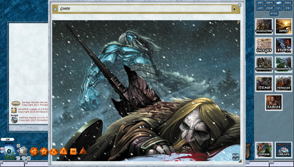 скриншот Fantasy Grounds - Hellfrost: The Frost Giant's Hold (Savage Worlds) 2