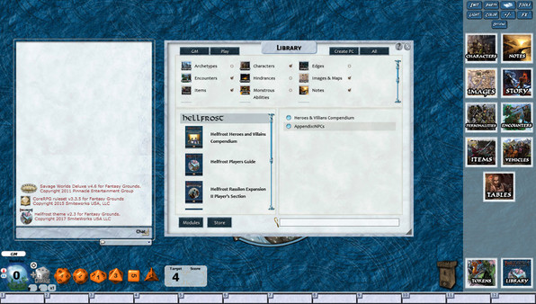 Fantasy Grounds - Hellfrost: Heroes and Villains (Savage Worlds) for steam Fantasy Grounds - Hellfrost: Heroes and Villains (Savage Worlds) for steam