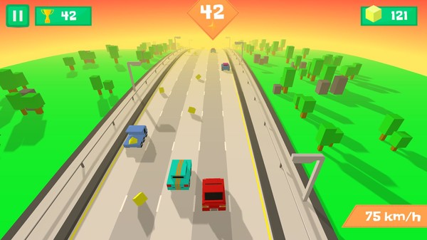 Pixel Traffic: Highway Racing