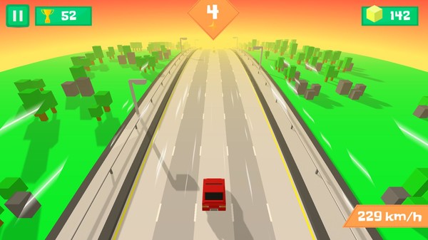 Pixel Traffic: Highway Racing