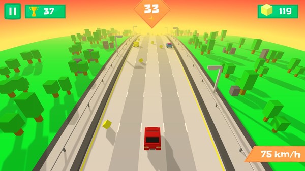 Pixel Traffic: Highway Racing