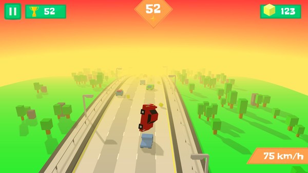 Pixel Traffic: Highway Racing