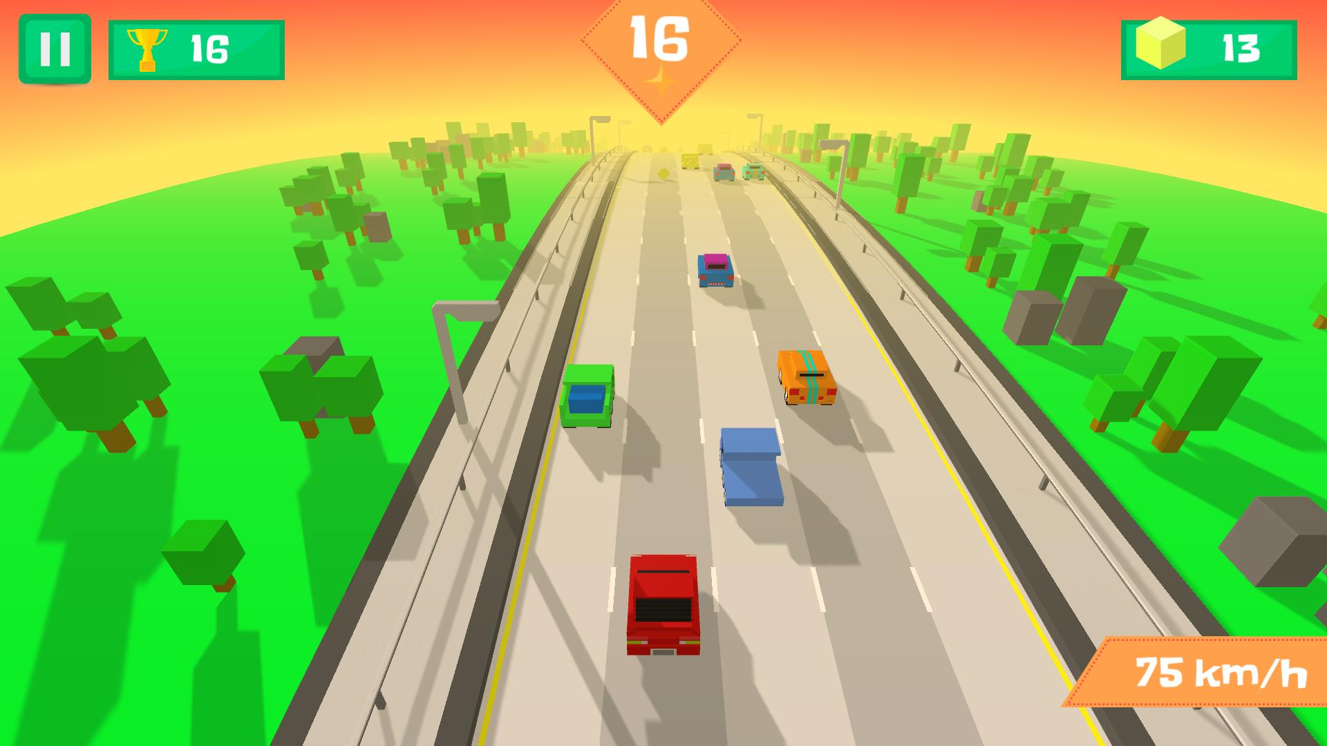 Pixel Traffic: Highway Racing screenshot screenshot 2
