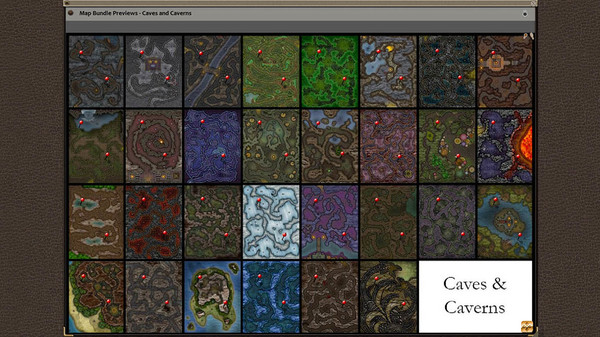 скриншот Fantasy Grounds - Paths to Adventure: Caves and Caverns (Map Pack) 0