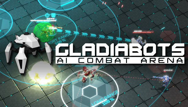 Imagen de la cápsula de "Gladiabots" que utilizó RoboStreamer para las transmisiones en Steam