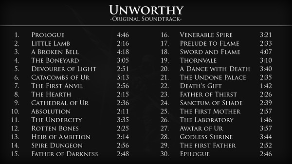 Unworthy - Soundtrack