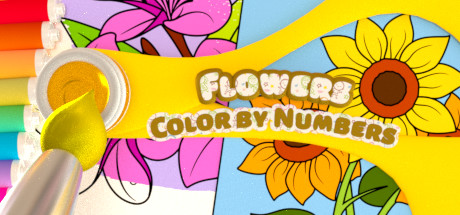 Color by Numbers - Flowers Cover Image