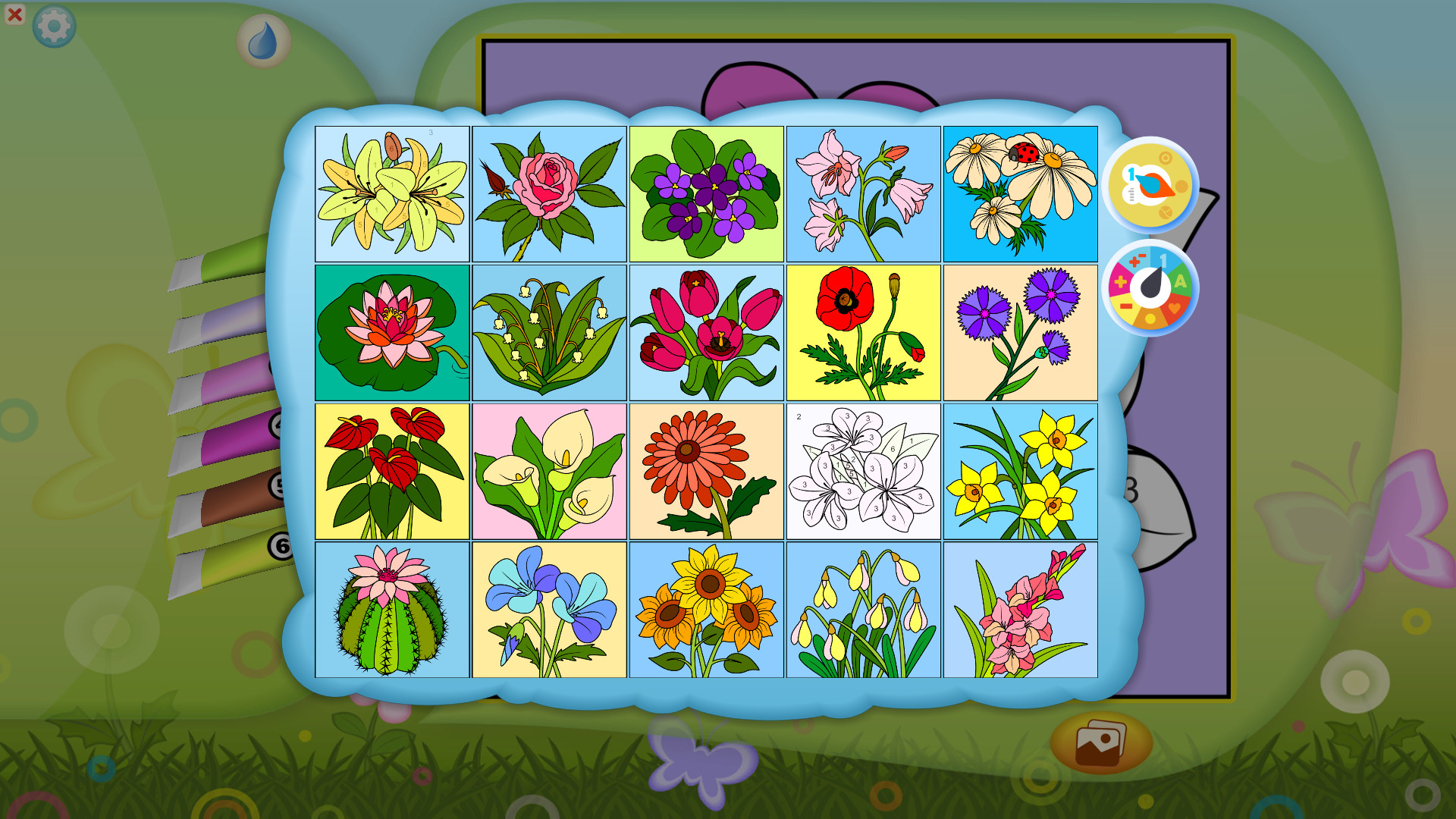 Игры с цветами для дошкольников