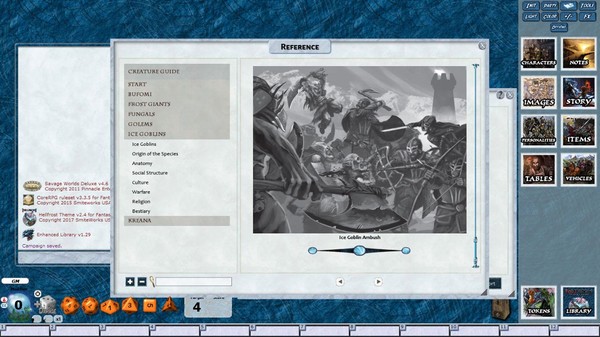 Fantasy Grounds - Hellfrost Creature Guide (Savage Worlds) for steam Fantasy Grounds - Hellfrost Creature Guide (Savage Worlds) for steam