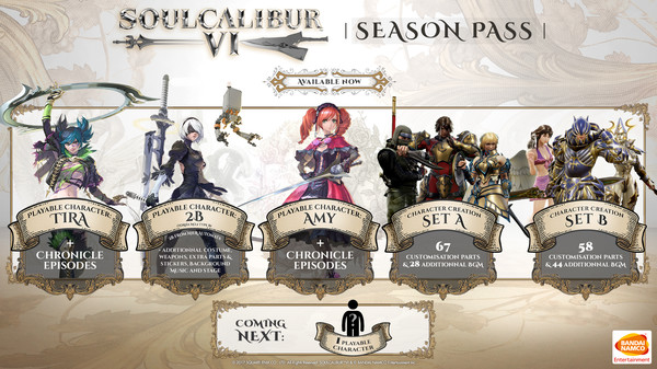 SOULCALIBUR VI Season Pass for steam SOULCALIBUR VI Season Pass for steam