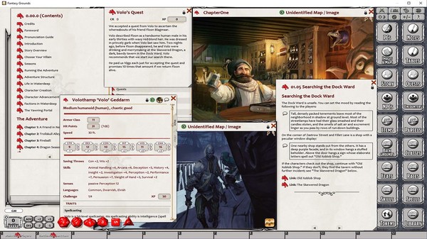 скриншот Fantasy Grounds - Dungeons & Dragons Waterdeep: Dragon Heist 0