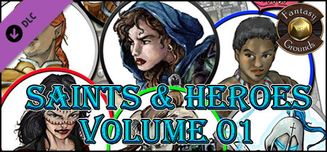 Fantasy Grounds - Saints & Heroes, Volume 1 (Token Pack) banner image