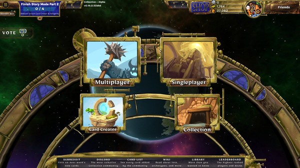 Screenshot of Collective Card Game