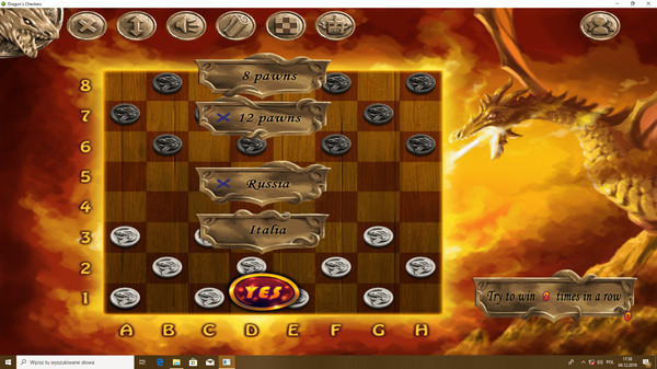 скриншот Dragon`s Checkers 3