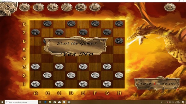 скриншот Dragon`s Checkers 1