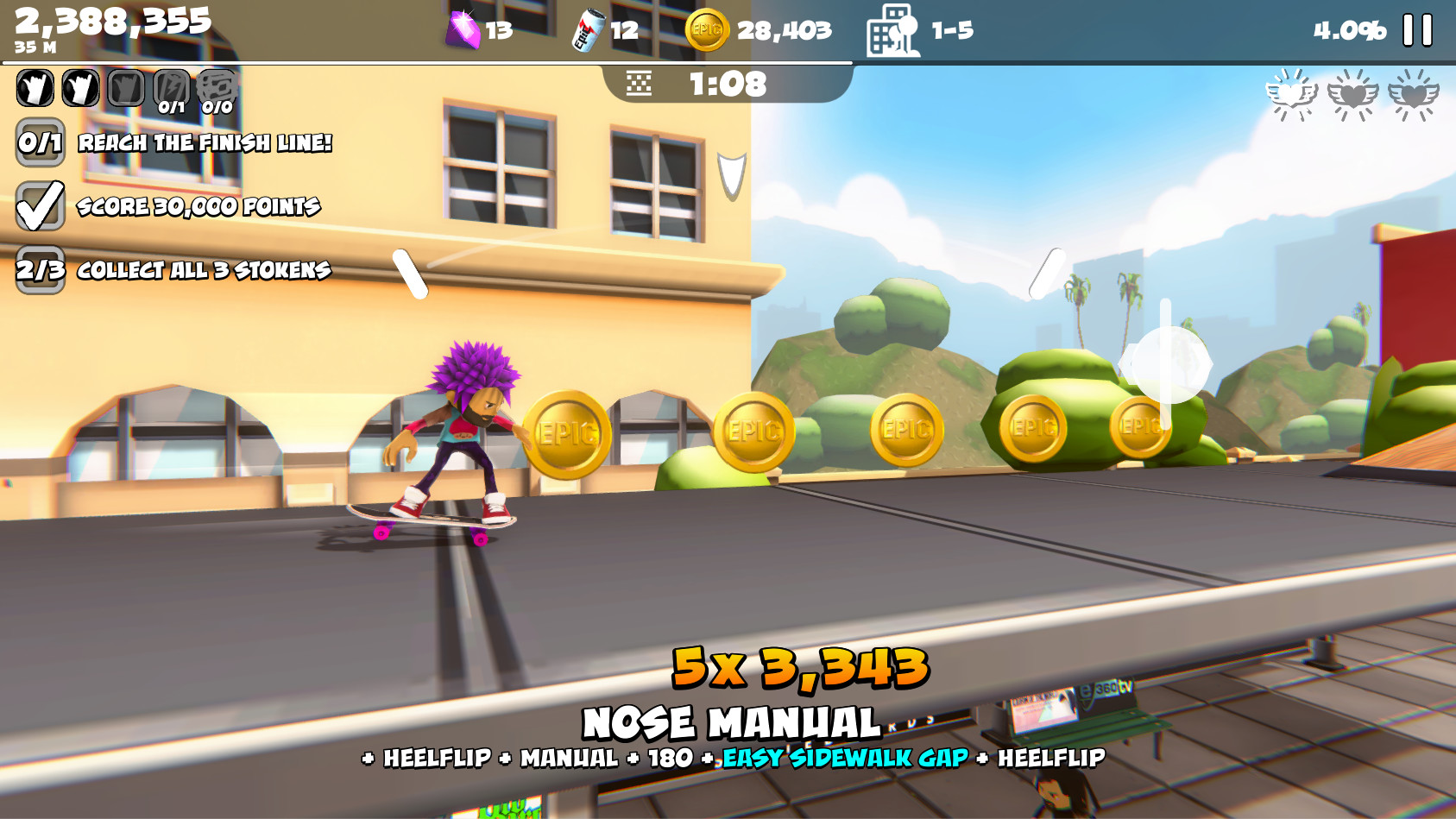 Epic Skater 2 no Steam