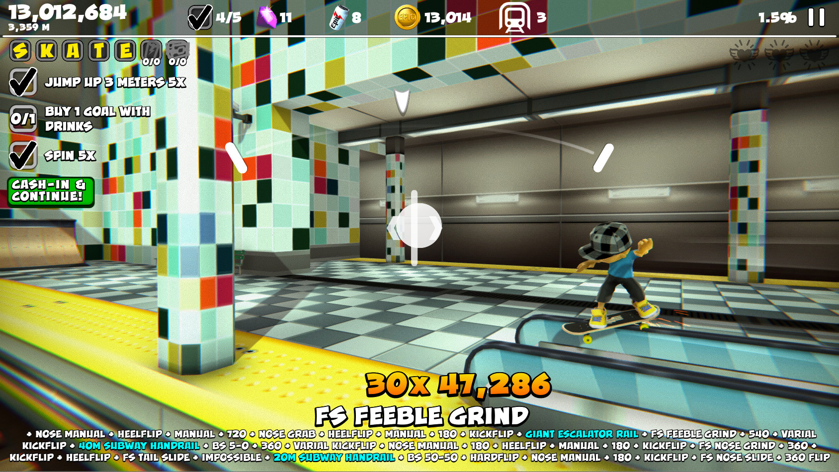 Jogo Subway Runner 2D no Jogos 360