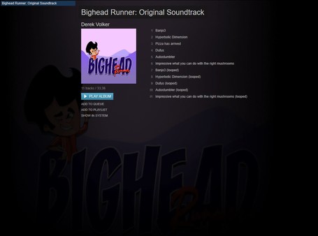 скриншот Bighead Runner: Original Soundtrack 0