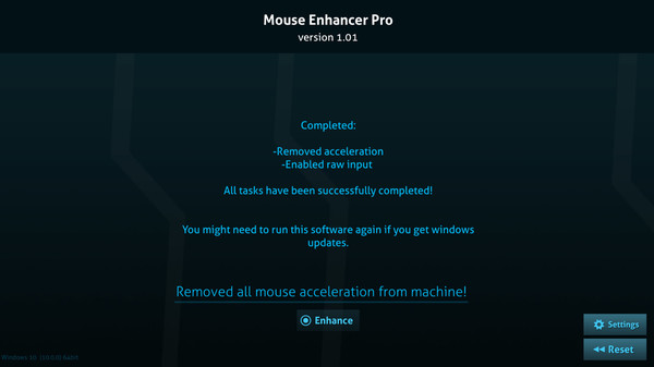 скриншот Mouse Enhancer Pro 2