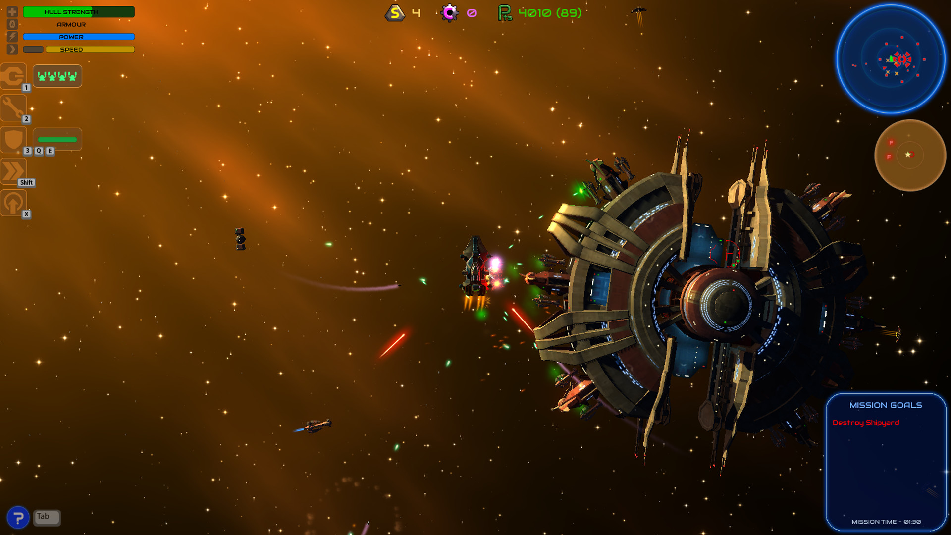 Space Battlecruiser Demo #5